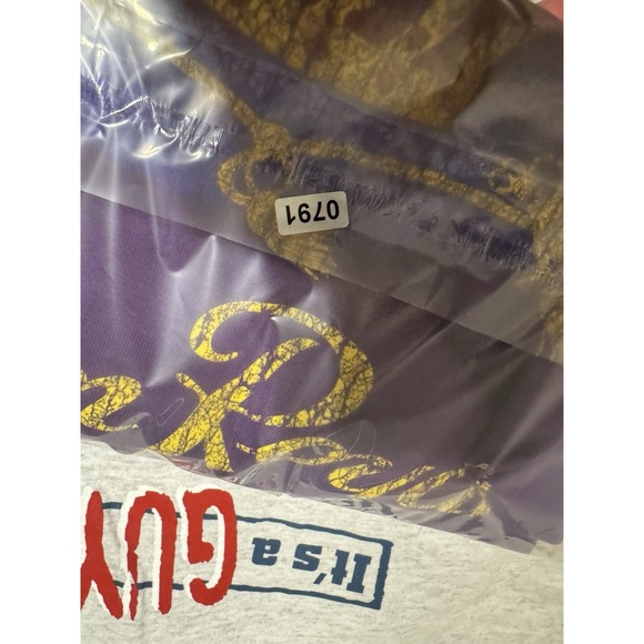 Vintage Crown Royal Racing Tee Shirt Graphic Purple Size L Delta Magnum NEW - Picture 6 of 6